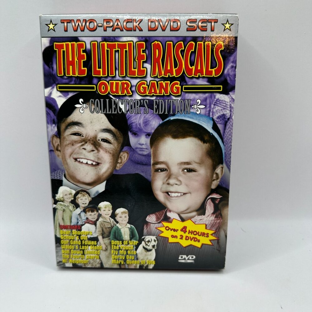 The Little Rascals Our Gang Collectors Edition Over 4 Hours 2 DVD Set